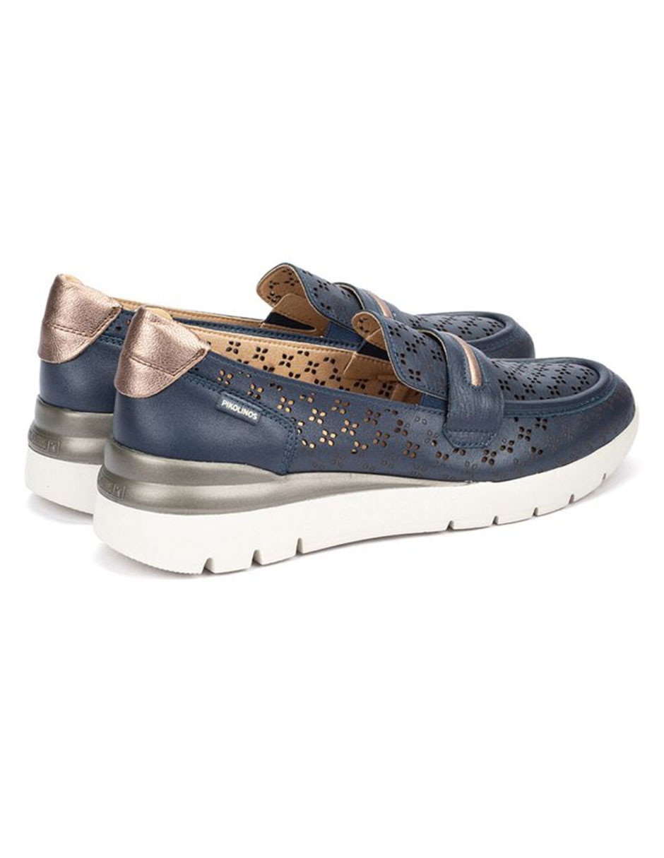 Mocasín Cantabria de piel para mujer 6