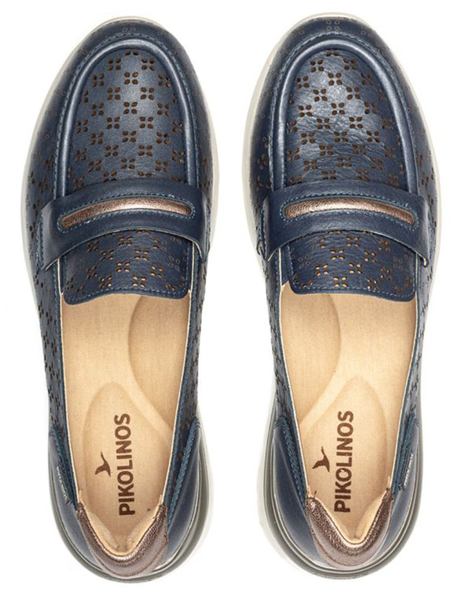 Mocasín Cantabria de piel para mujer 7
