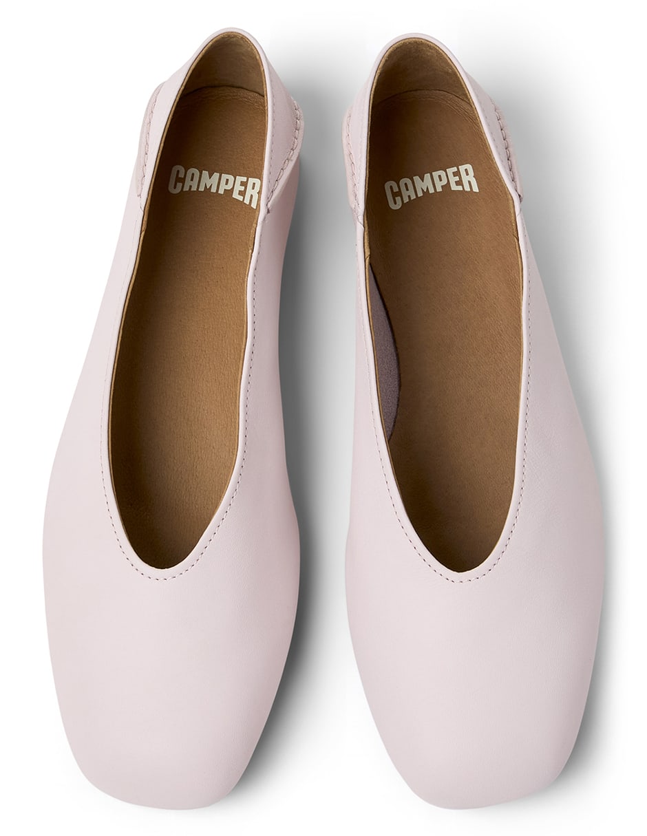 Balerina Casi Myra de piel para mujer 6