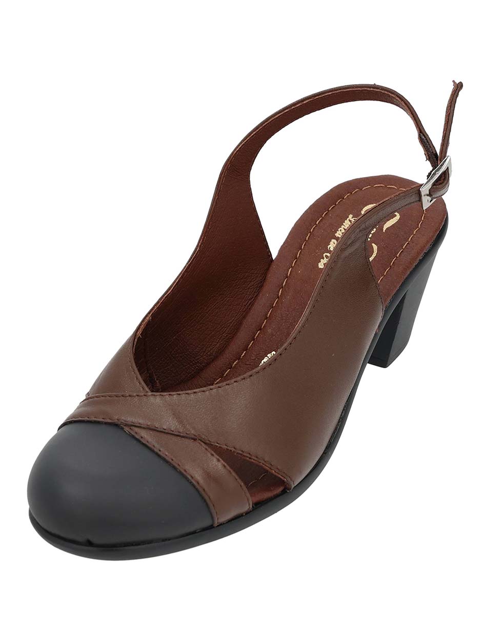 Zapato de tacón de piel para mujer 2