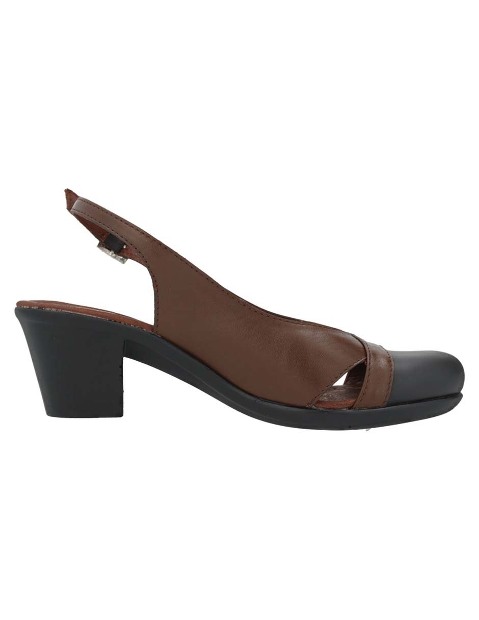 Zapato de tacón de piel para mujer 4