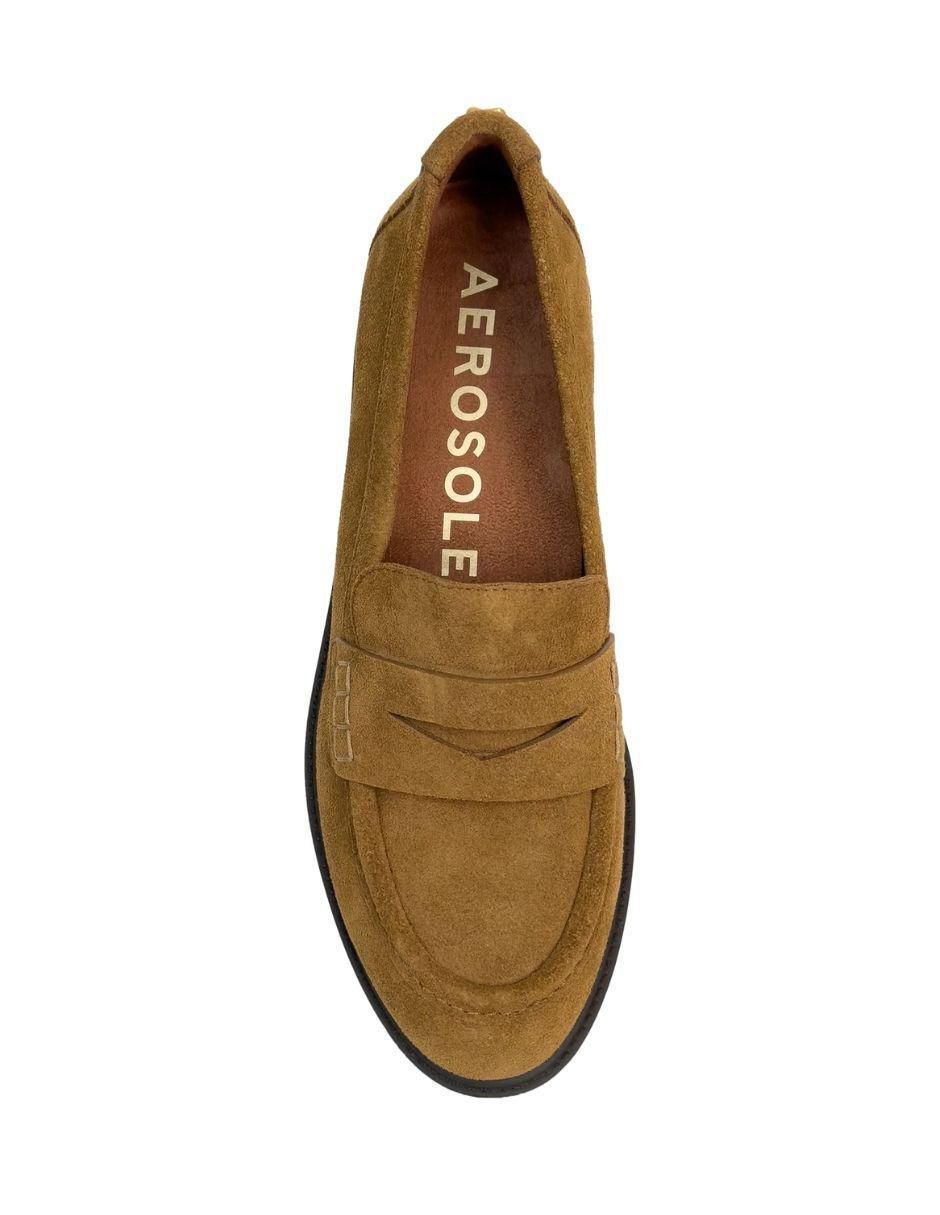 Mocasín Poeta de gamuza para mujer 4