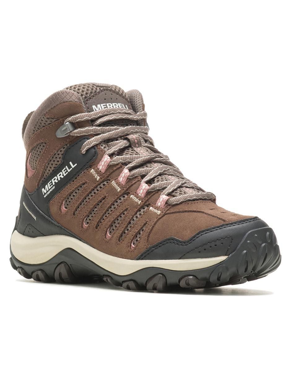 Bota al tobillo Crosslander de piel para mujer