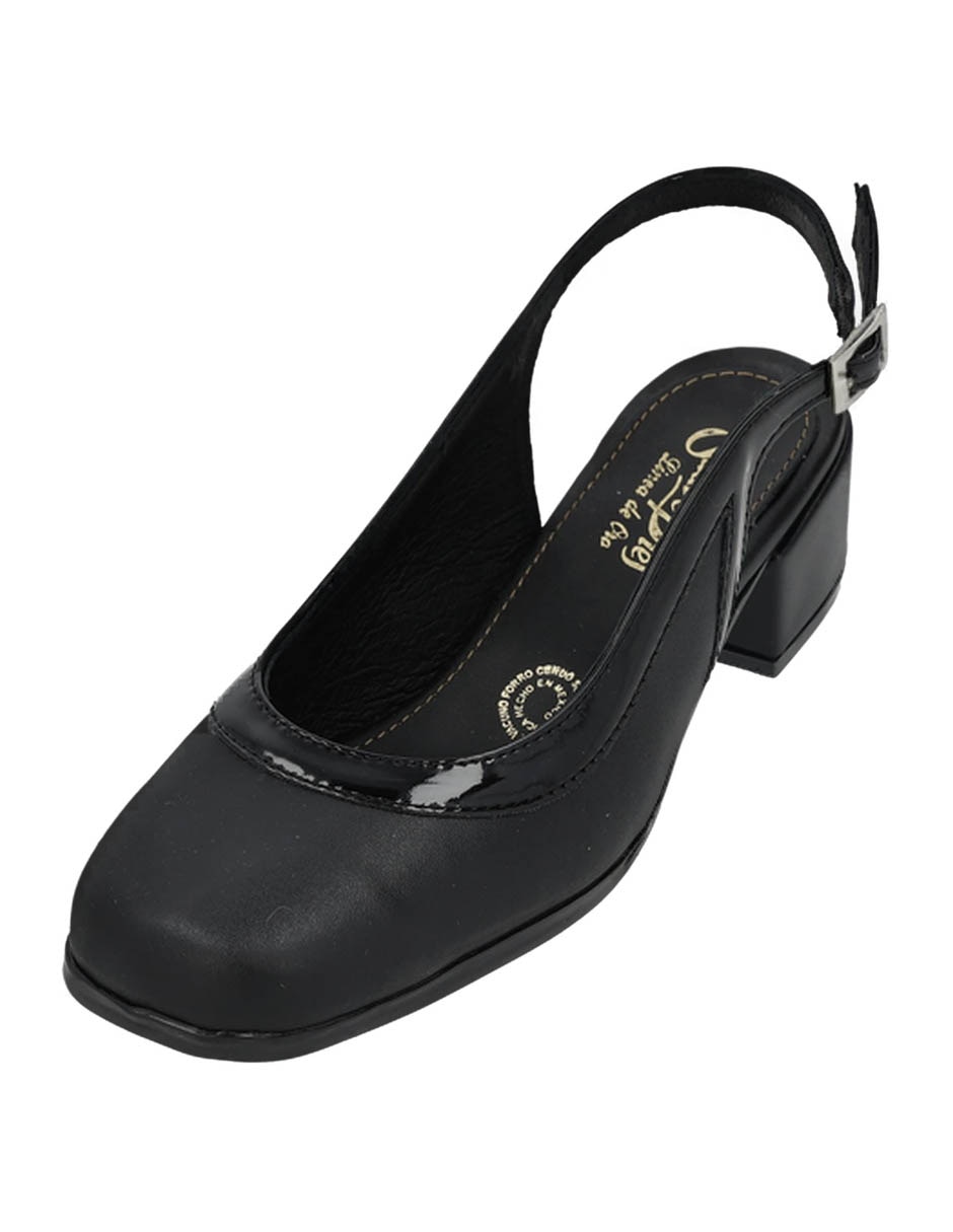 Zapato de tacón de piel para mujer 2