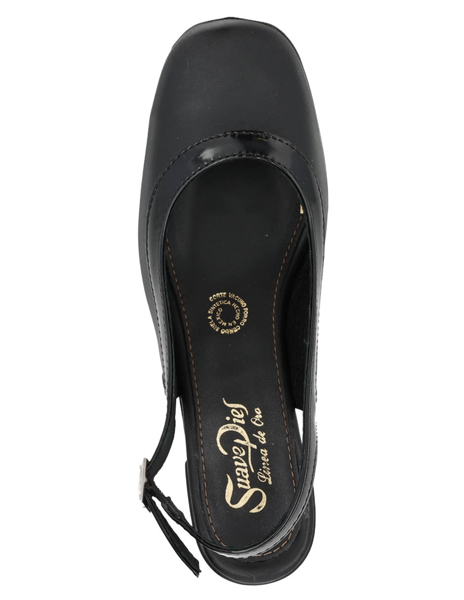 Zapato de tacón de piel para mujer 5