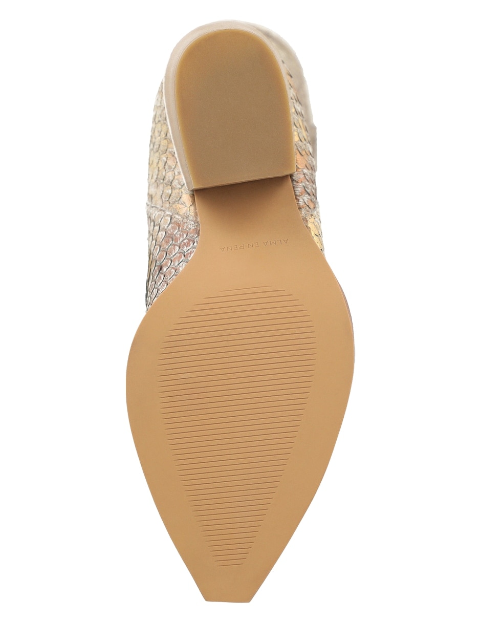 Bota arriba del tobillo de piel para mujer 3