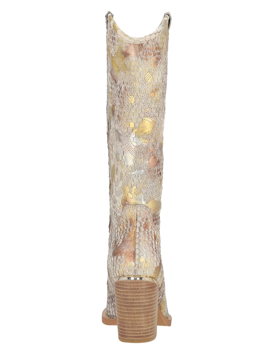 Bota arriba del tobillo de piel para mujer 6