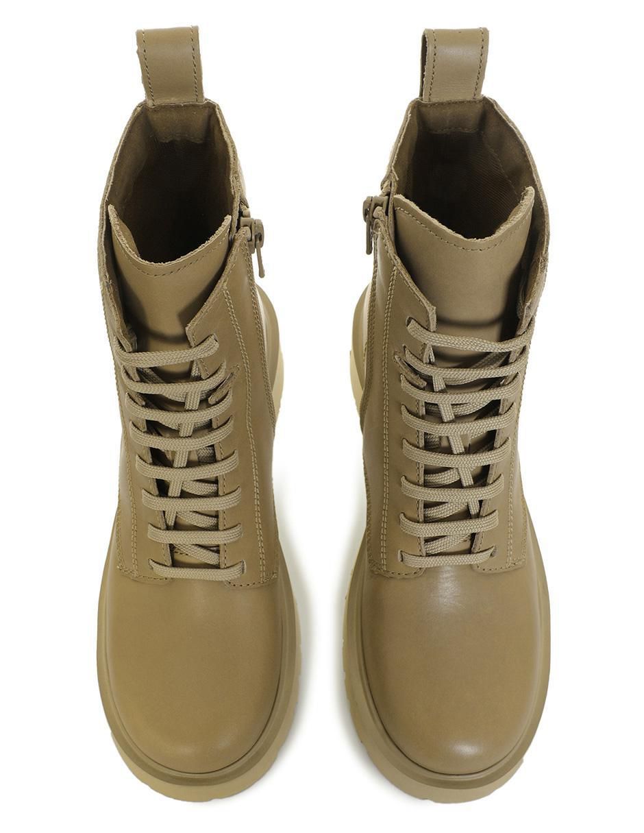 Bota arriba del tobillo Milah de piel para mujer 4