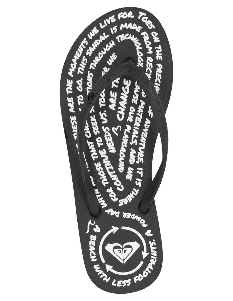 Sandalia plana Love Note para mujer 3