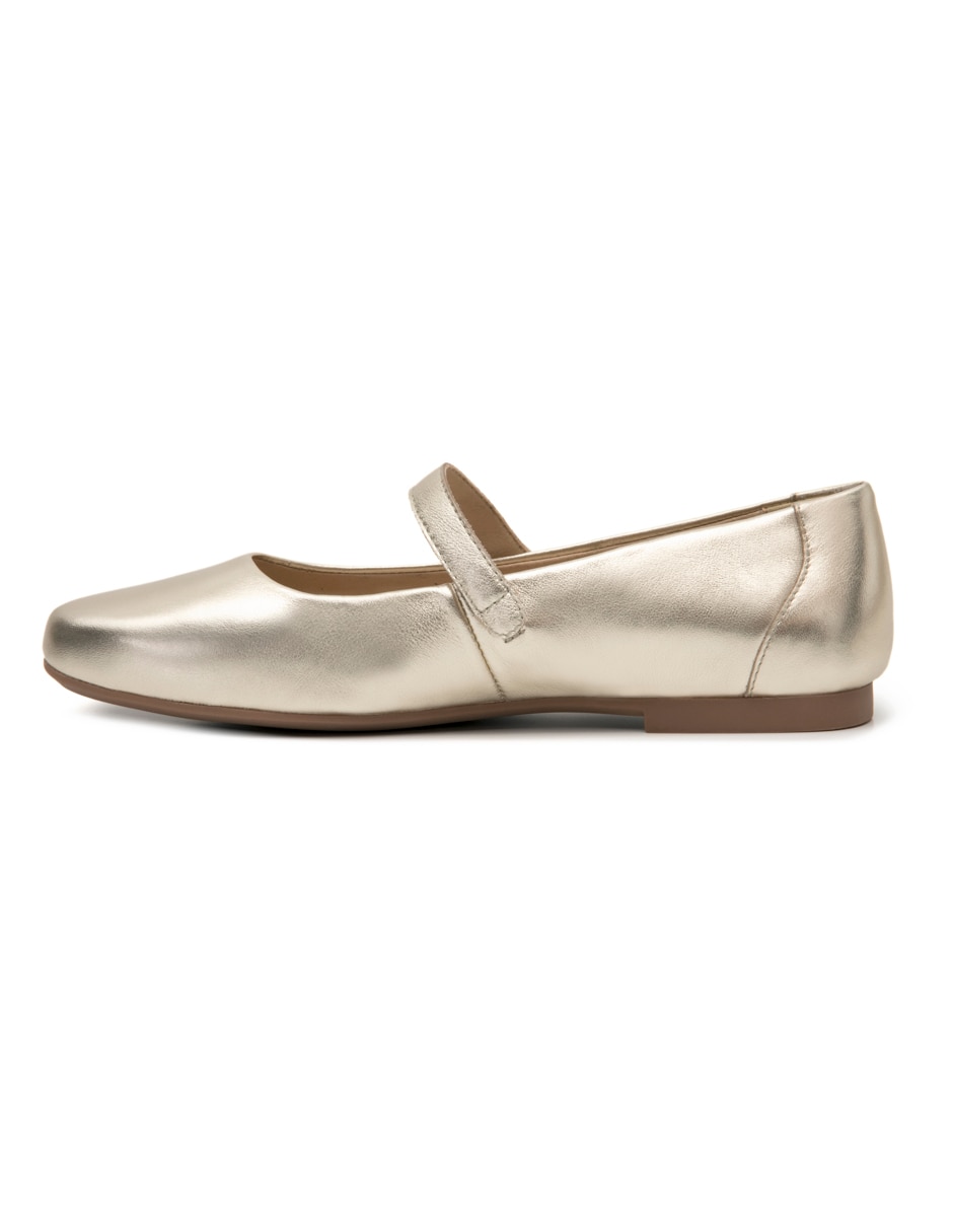 Balerina de piel para mujer 4