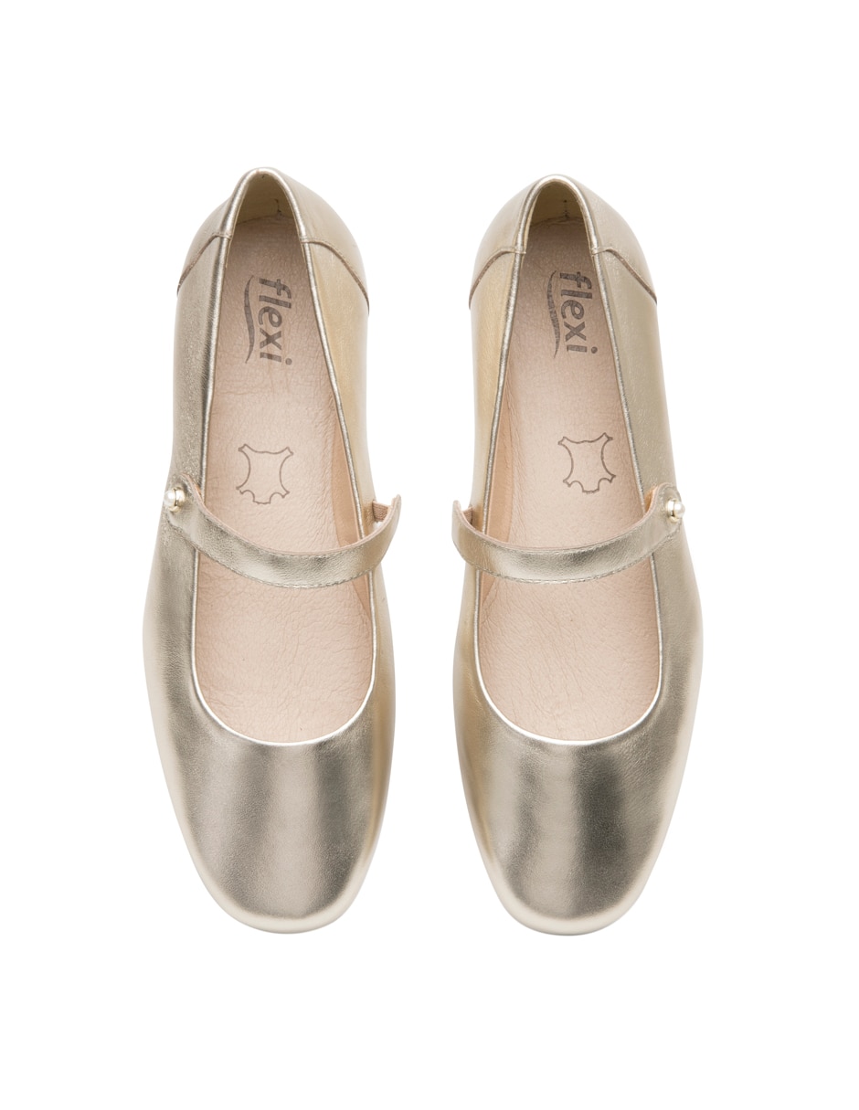Balerina de piel para mujer 7