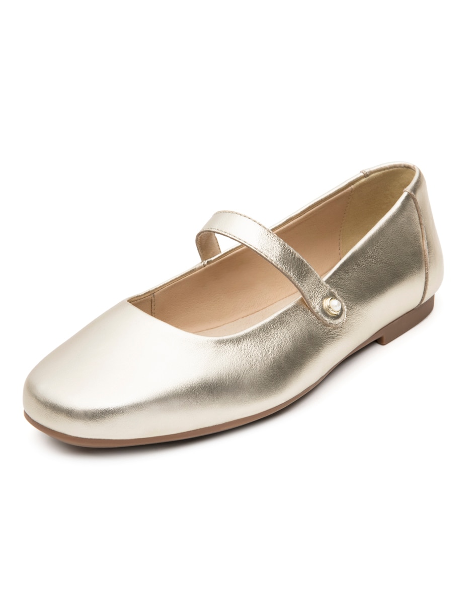 Balerina de piel para mujer 9