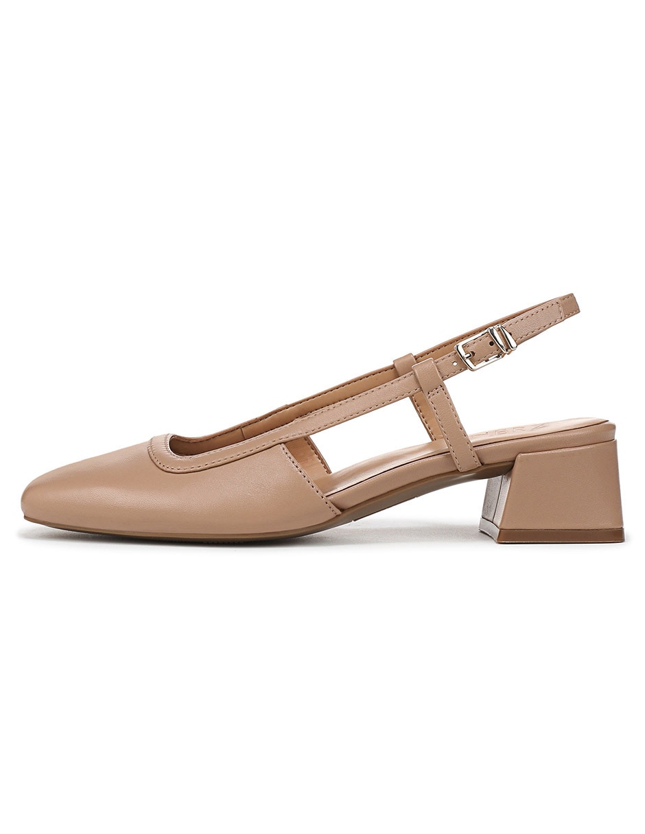 Zapatilla de piel