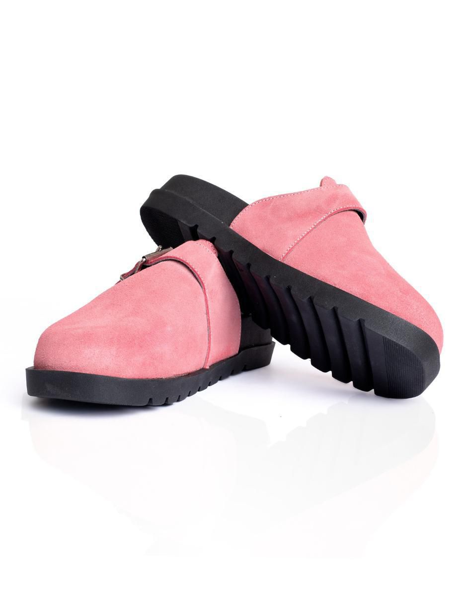 Zueco de gamuza para mujer 4