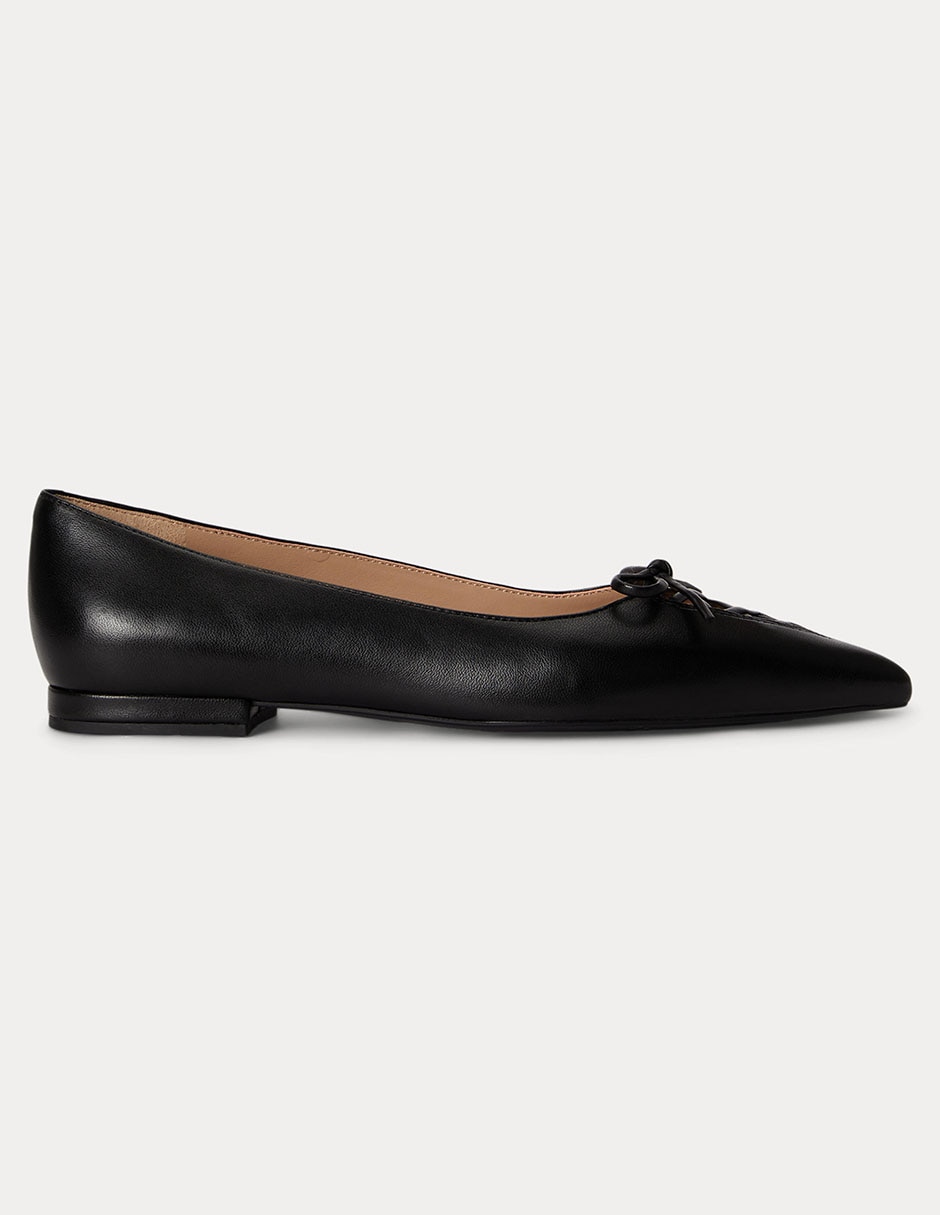 Balerina de piel para mujer