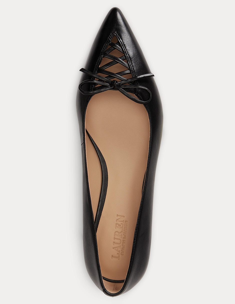 Balerina de piel para mujer 4