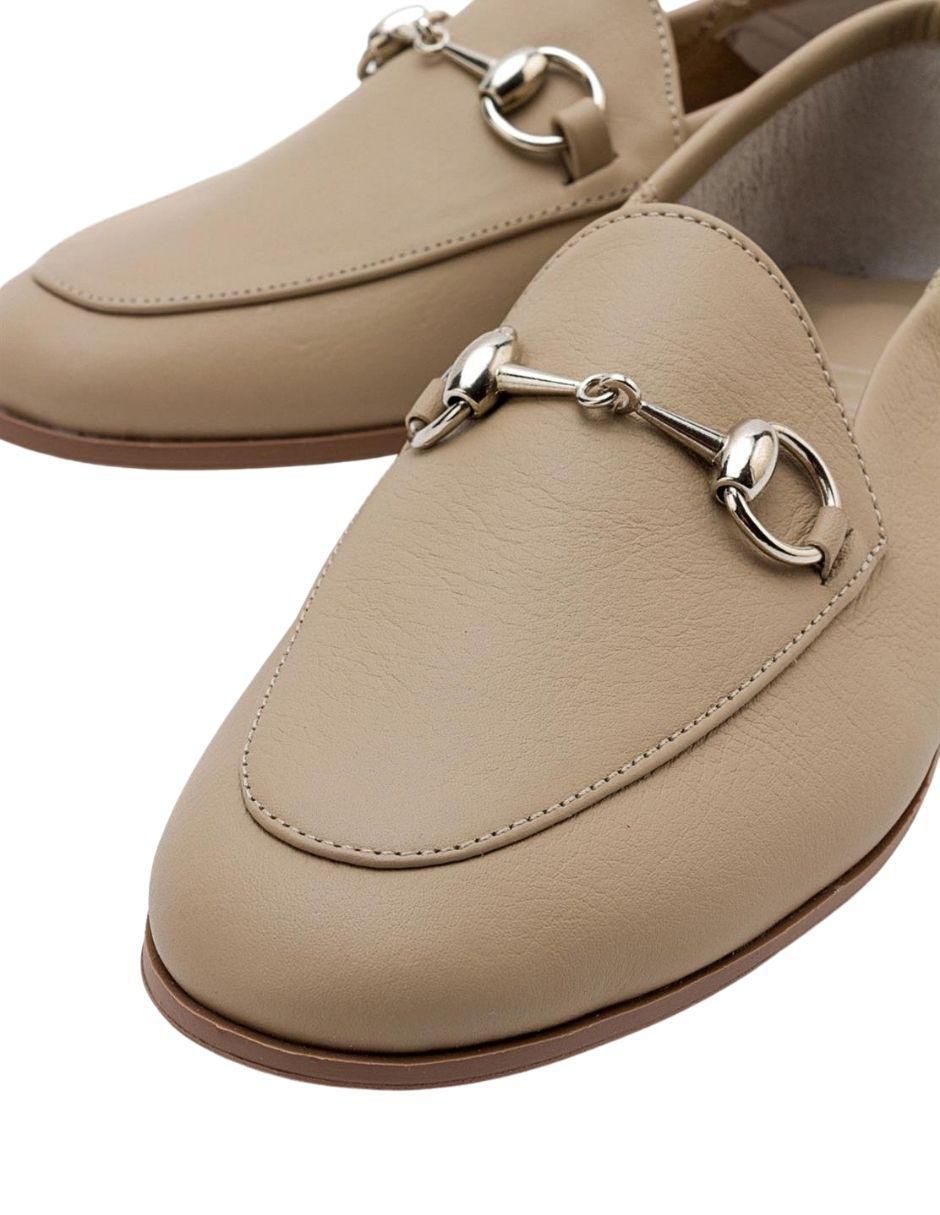 Mocasín Penny de piel para mujer 3