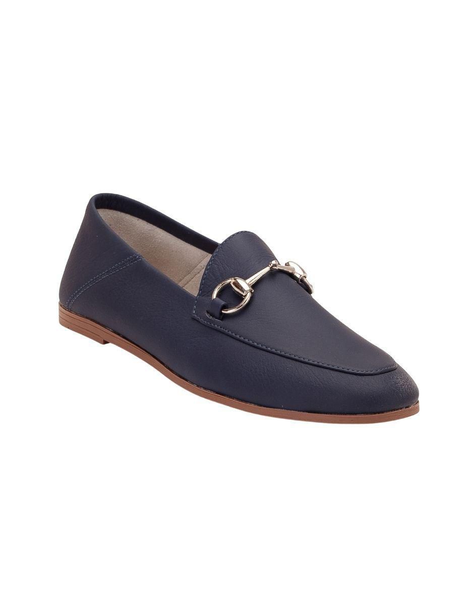 Mocasín Penny de piel para mujer