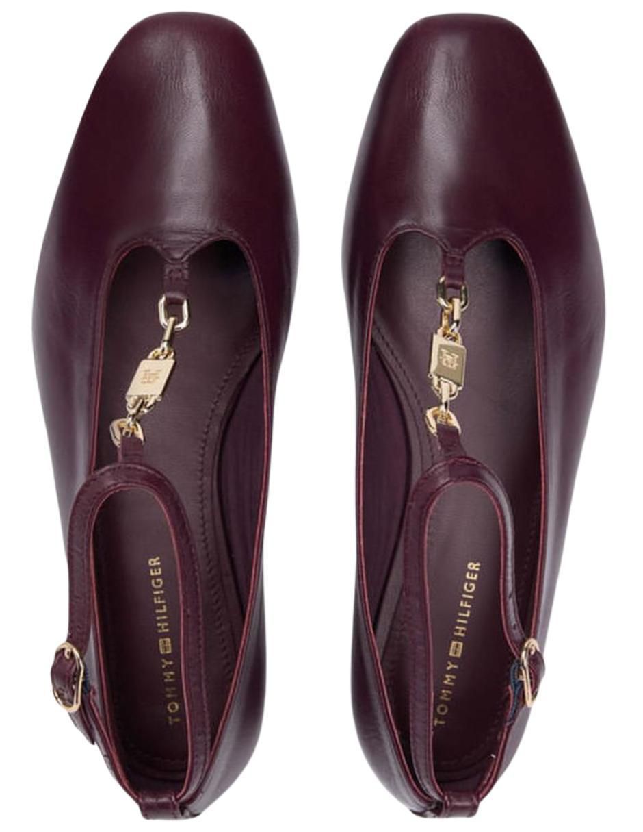 Balerina de piel para mujer 4