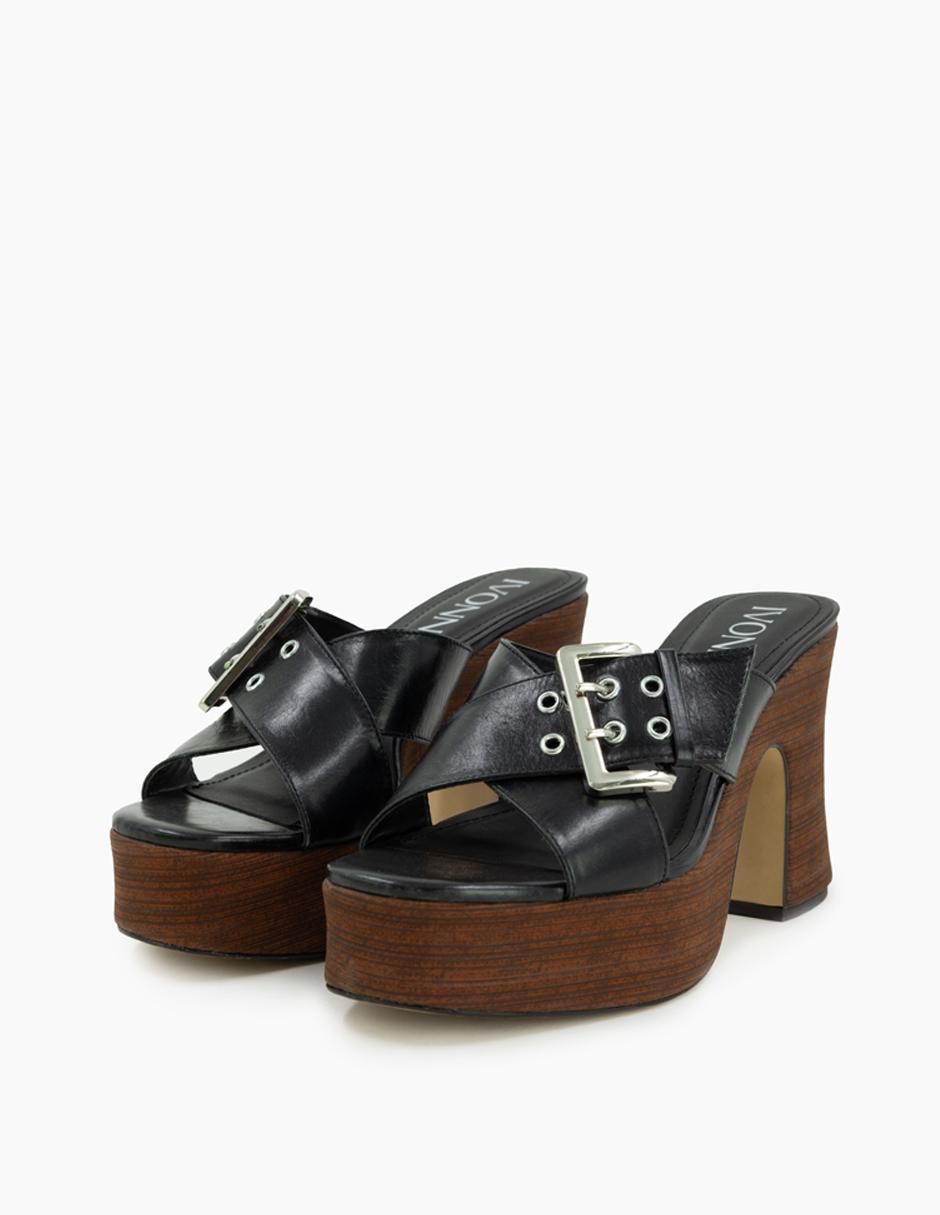 Sandalia de tacón Detailed Soles para mujer 2