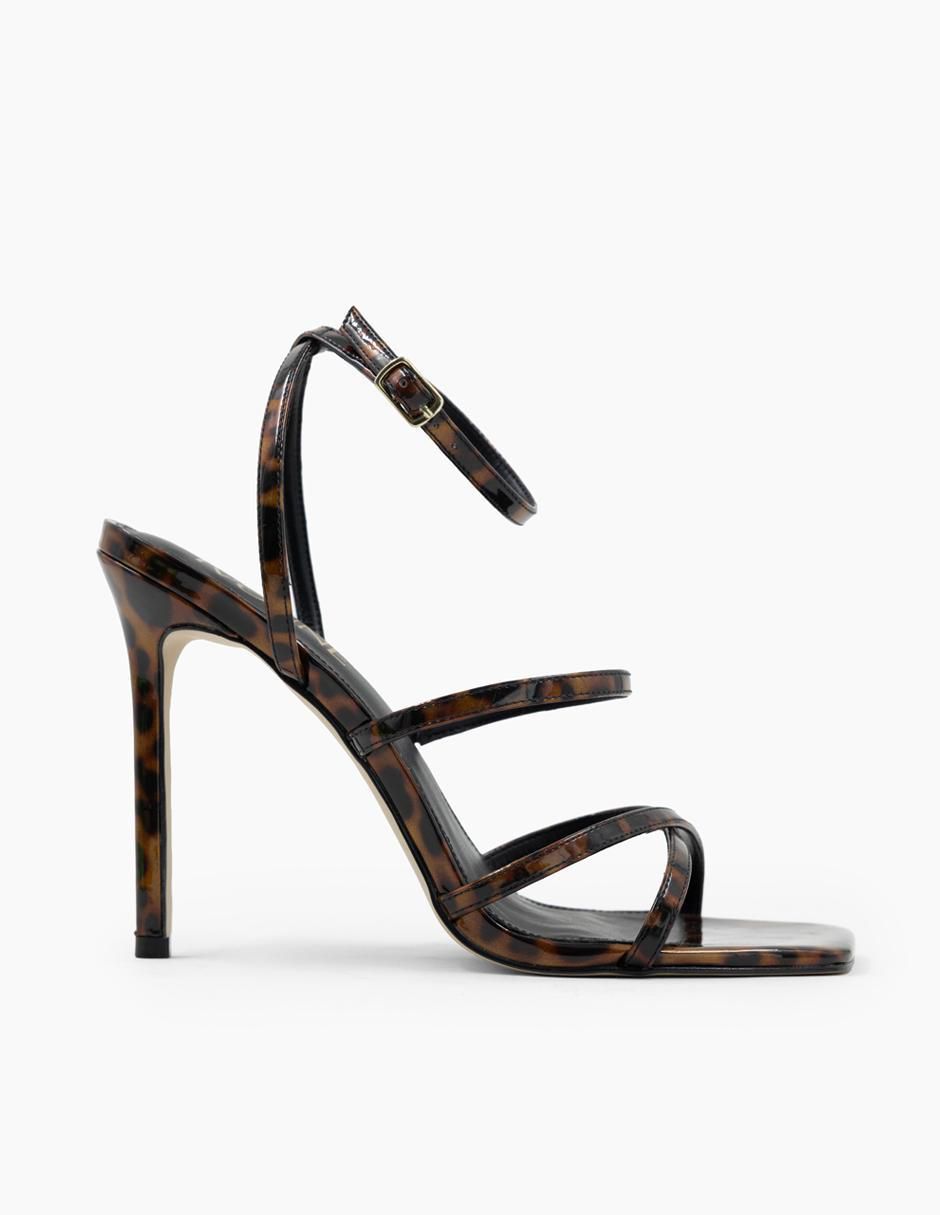Sandalia de tacón Detailed Soles para mujer