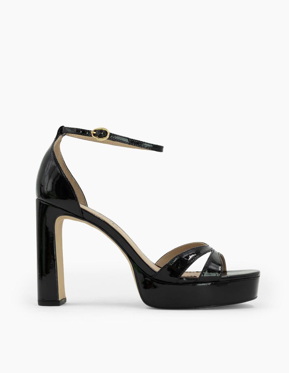 Sandalia de tacón Detailed Soles para mujer
