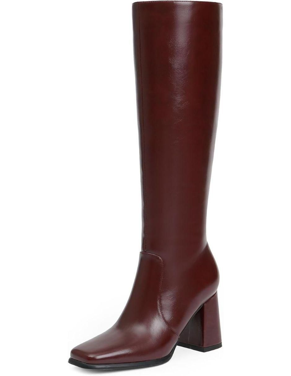 Bota abajo de la rodilla para mujer