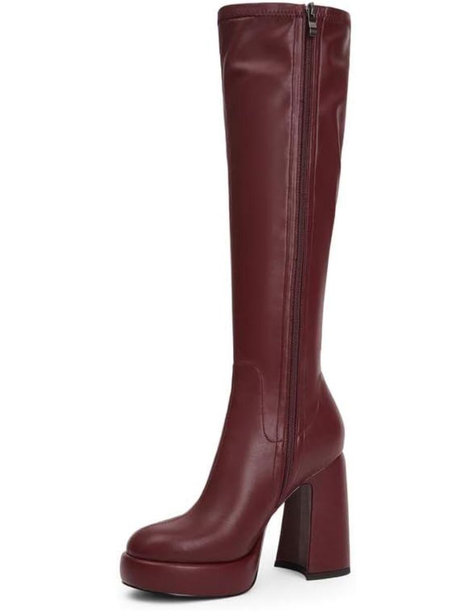 Bota abajo de la rodilla gwin no aplica "de" sintético "para mujer"