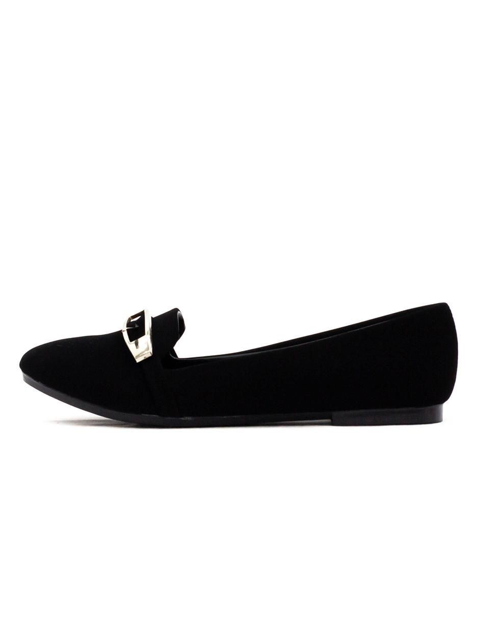 Balerina de gamuza para mujer