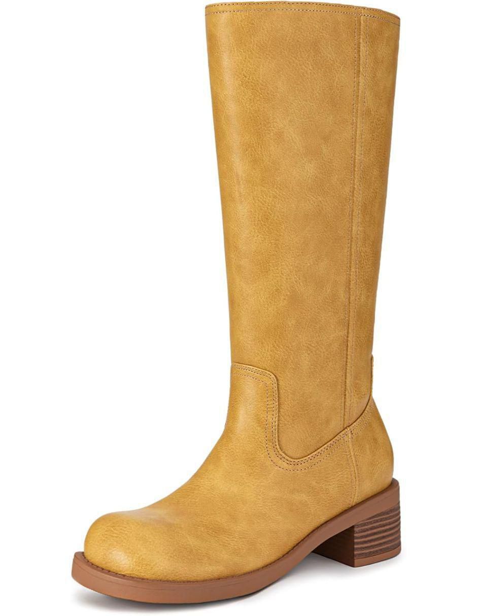 Bota abajo de la rodilla para mujer