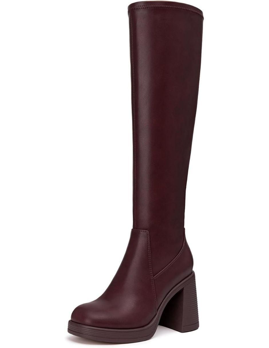 Bota abajo de la rodilla para mujer