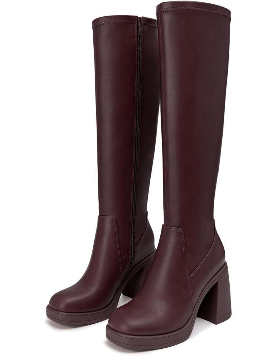 Bota abajo de la rodilla para mujer 4