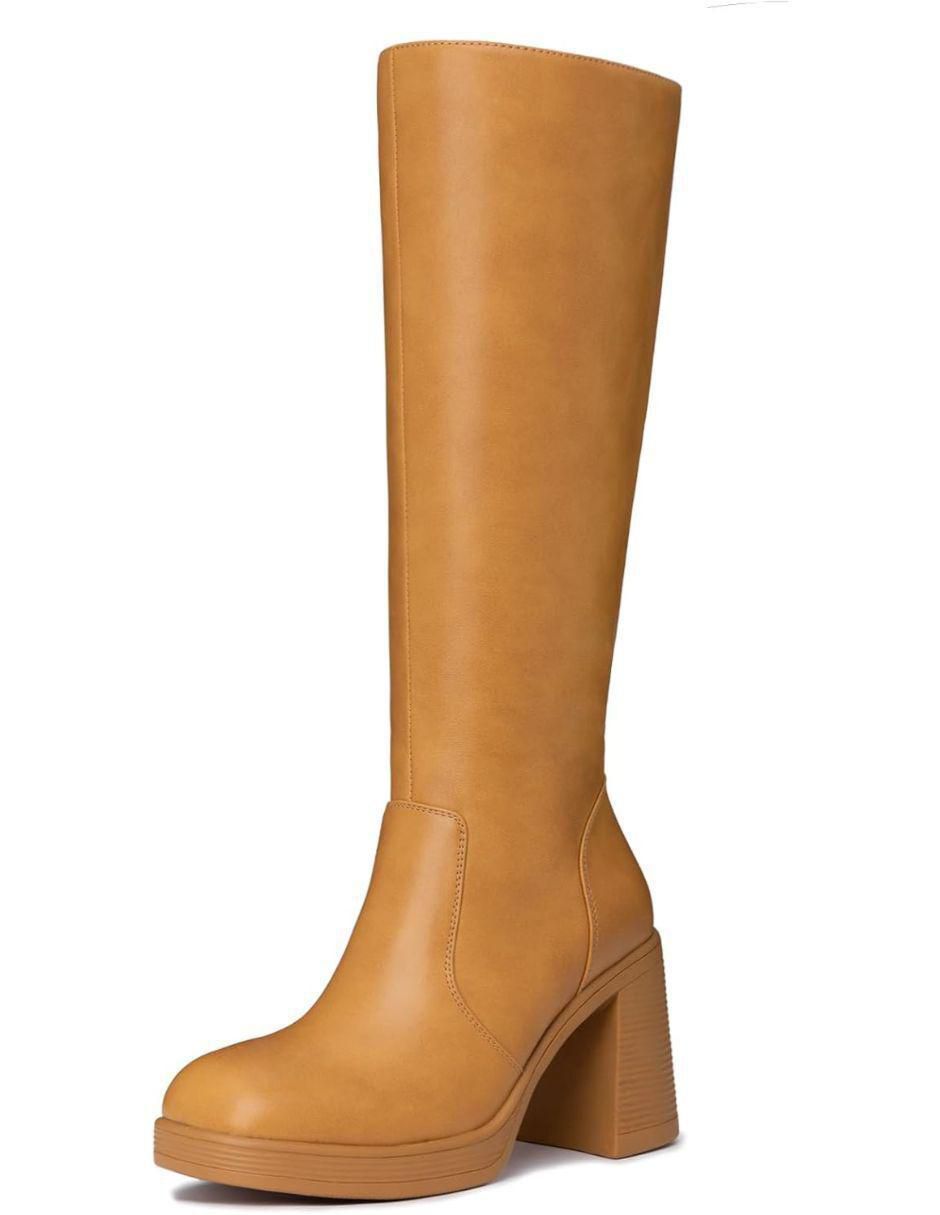 Bota abajo de la rodilla para mujer