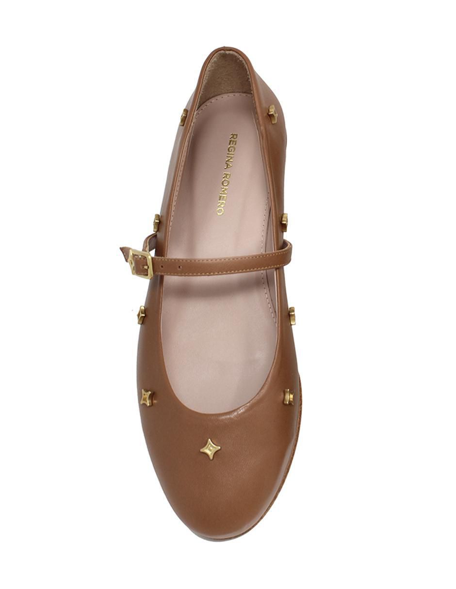 Balerina de piel para mujer 2