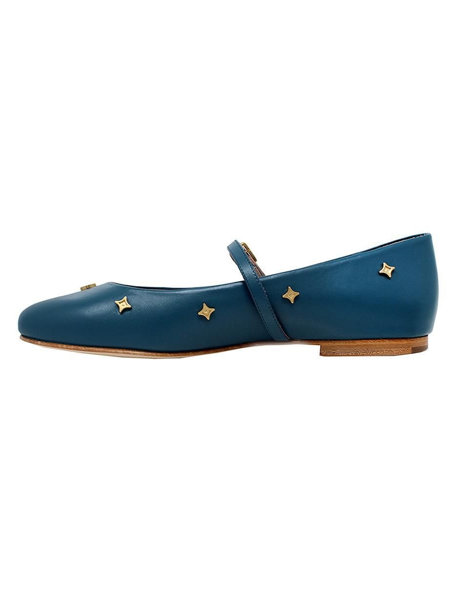 Balerina de piel para mujer 4