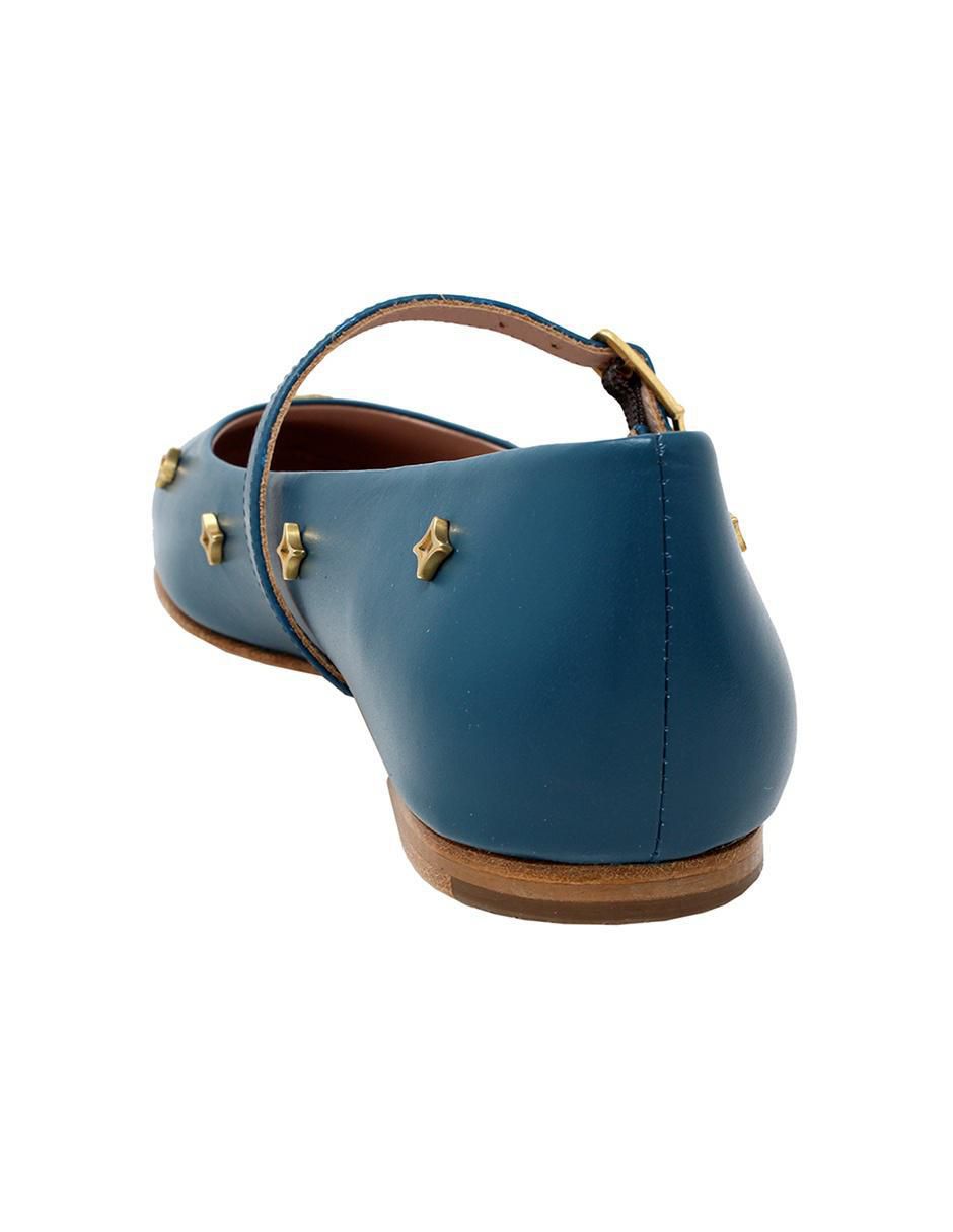 Balerina de piel para mujer 5