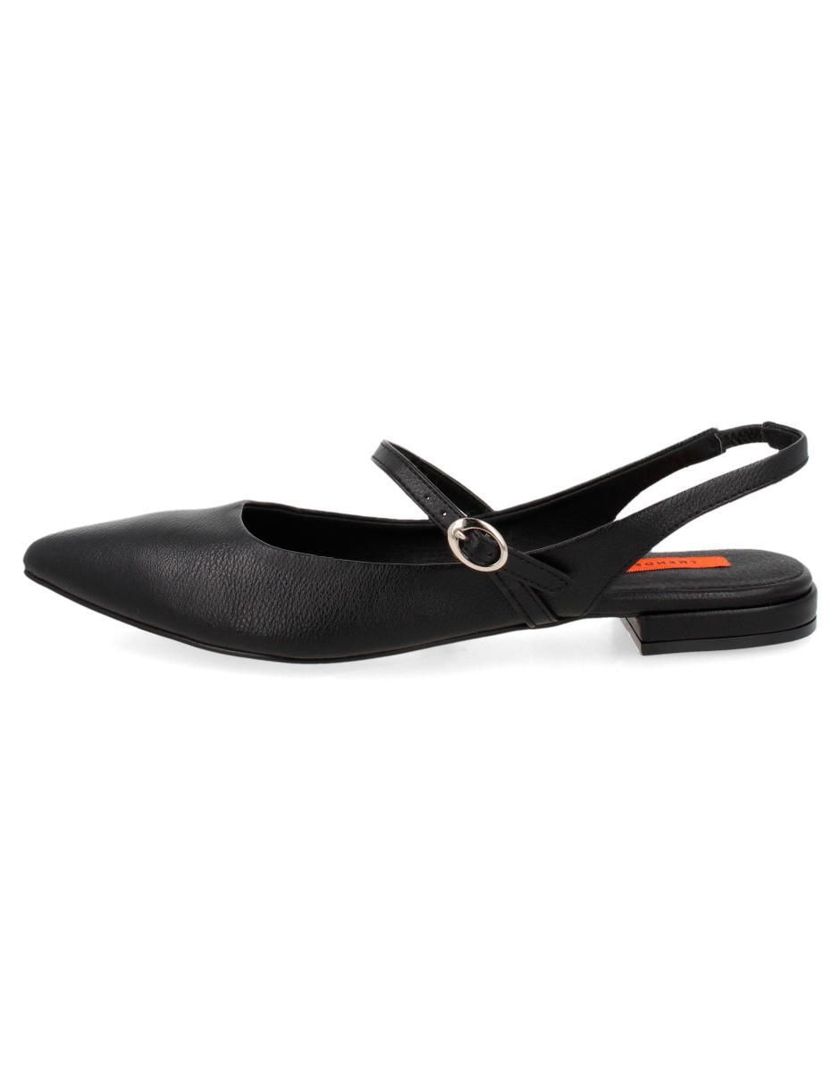 Balerina de piel para mujer