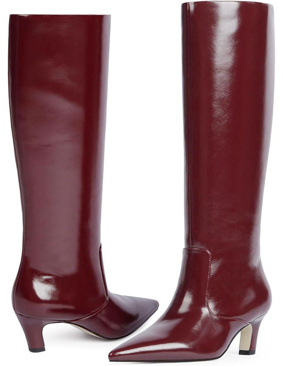Bota abajo de la rodilla gwin sin familia "de" sintético "para mujer"