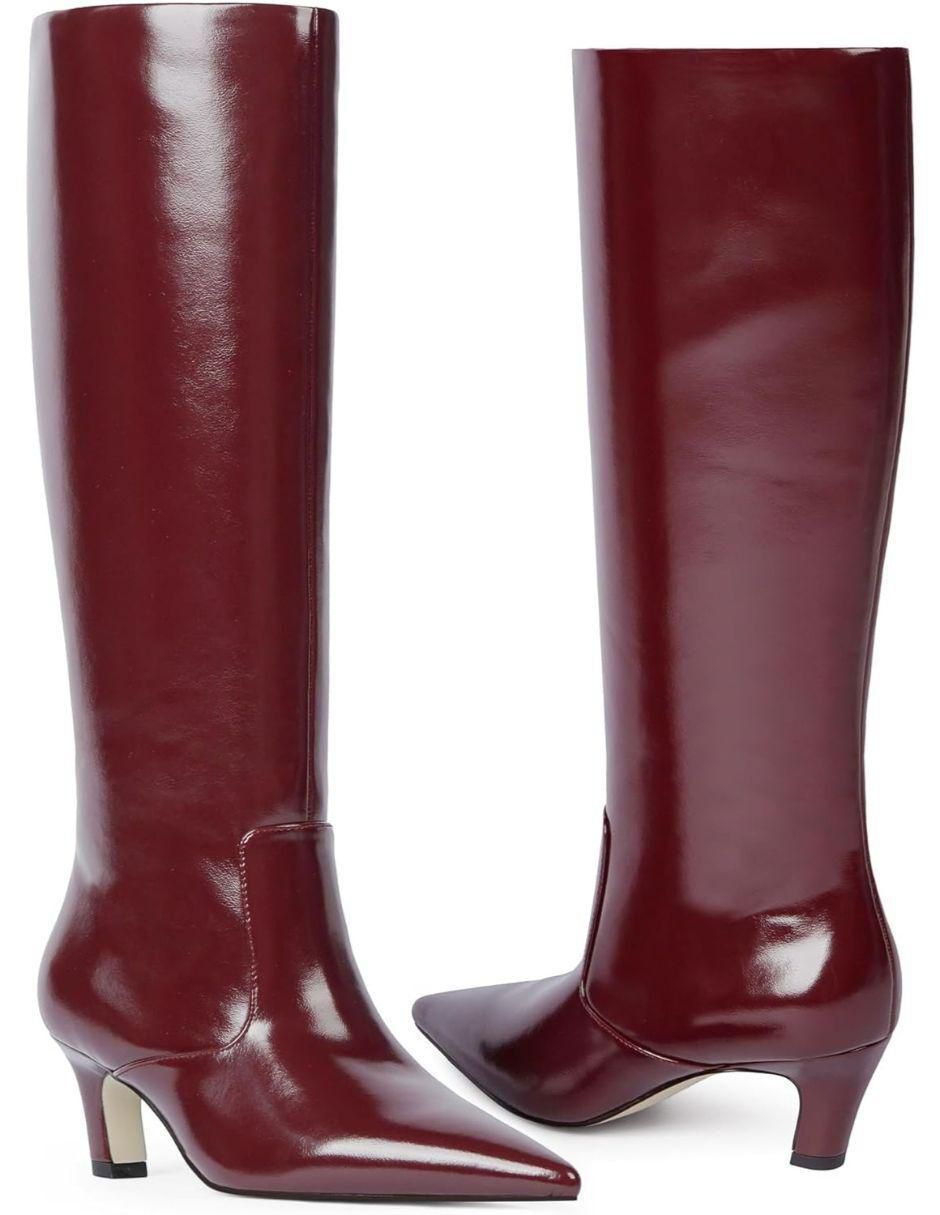 Bota abajo de la rodilla gwin sin familia "de" sintético "para mujer"