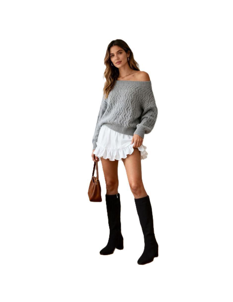 Bota abajo de la rodilla para mujer 4
