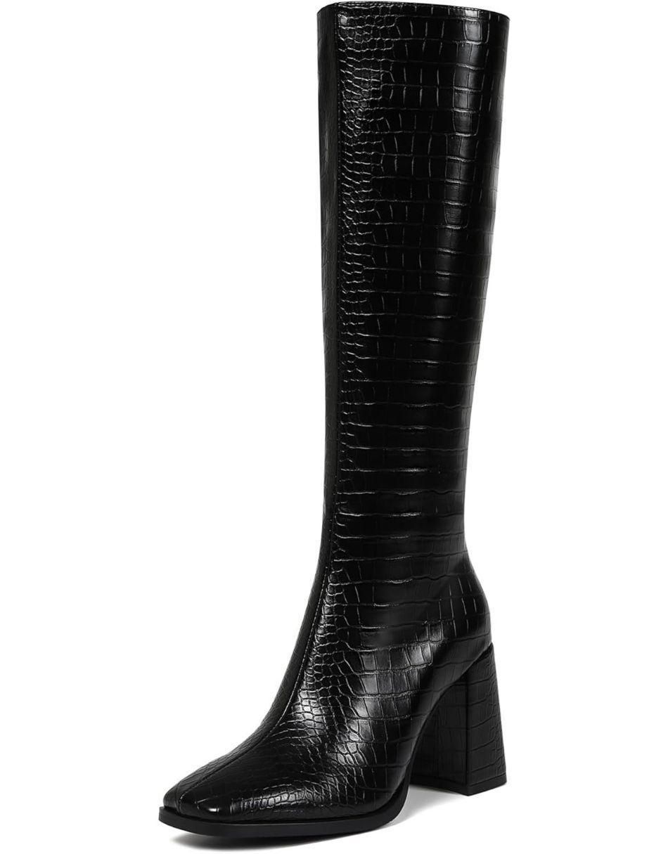 Bota abajo de la rodilla para mujer