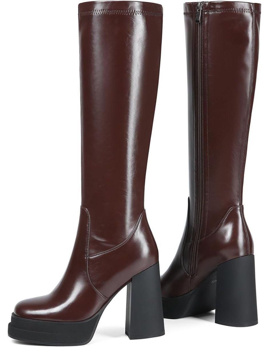 Bota abajo de la rodilla para mujer 4