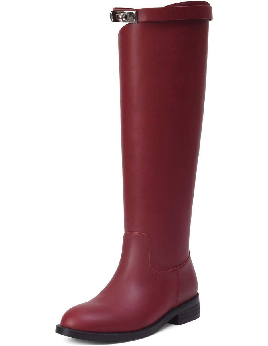 Bota abajo de la rodilla dream paris sin familia "de" sintético "para mujer"