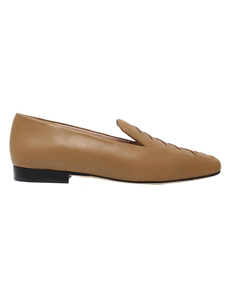 Mocasín Nelly de piel para mujer 4