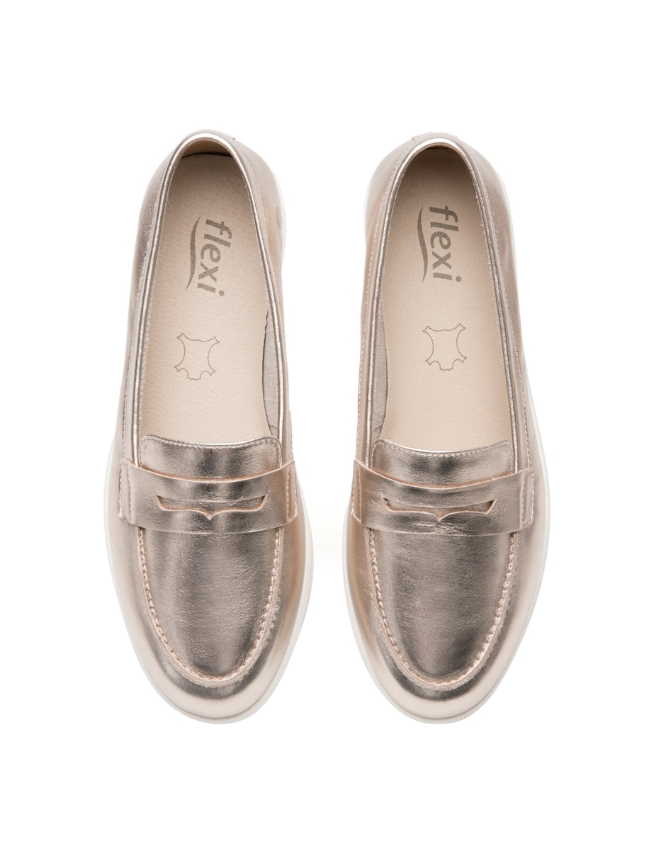 Mocasín de piel para mujer 6