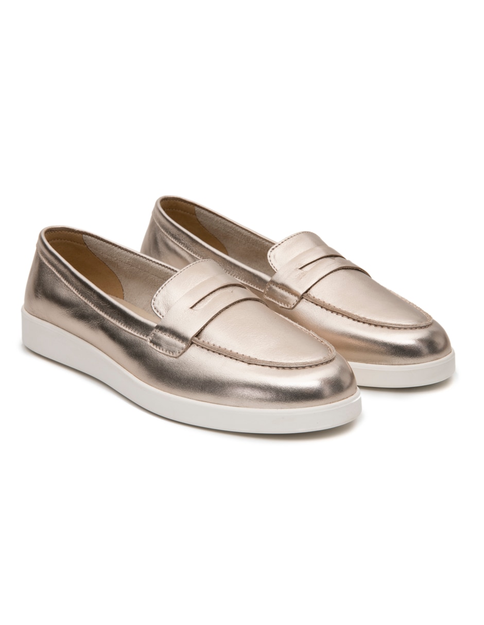 Mocasín de piel para mujer 7