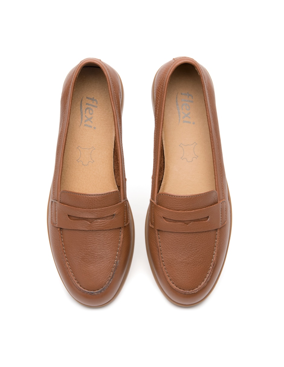 Mocasín de piel para mujer 6