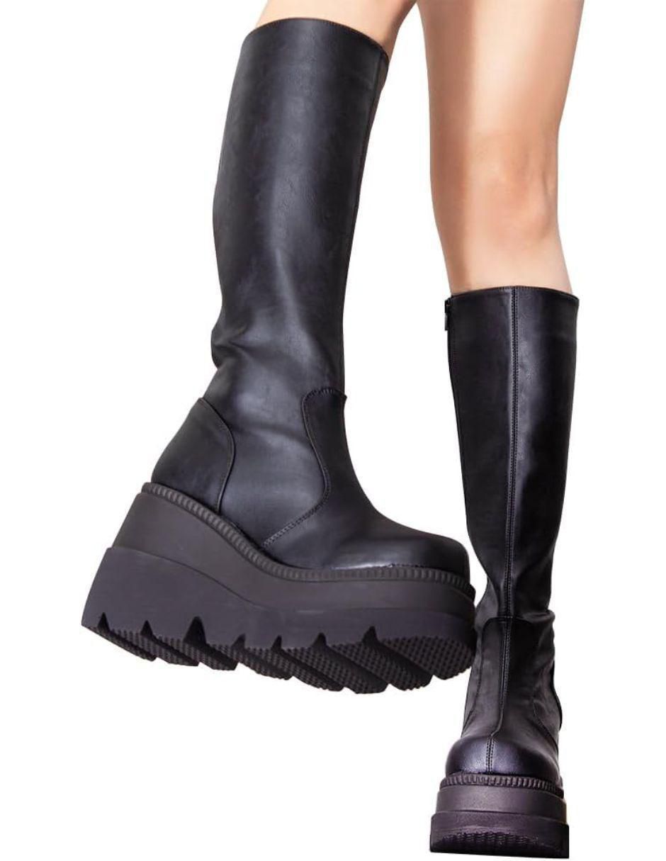 Bota abajo de la rodilla para mujer 4