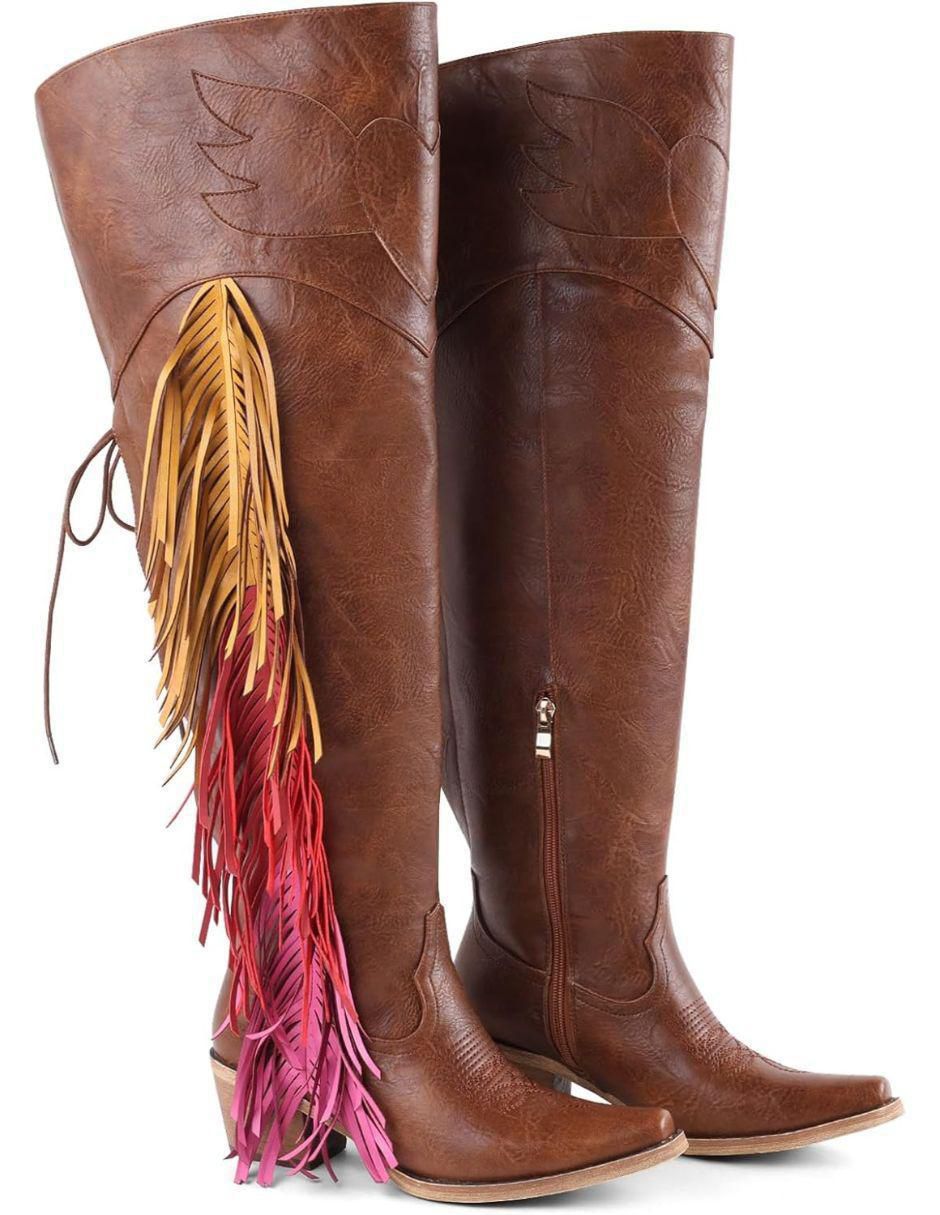 Bota abajo de la rodilla para mujer 2