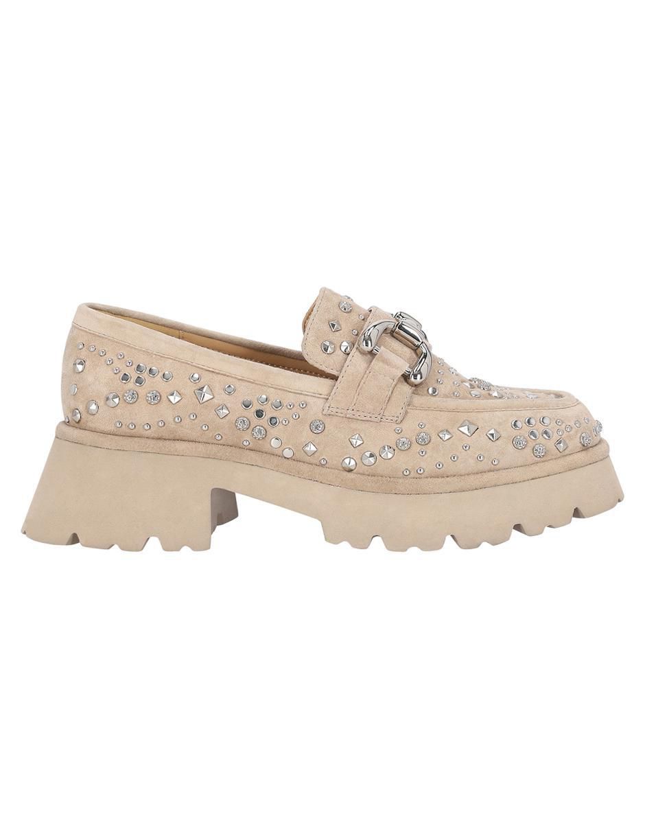Mocasín de gamuza para mujer